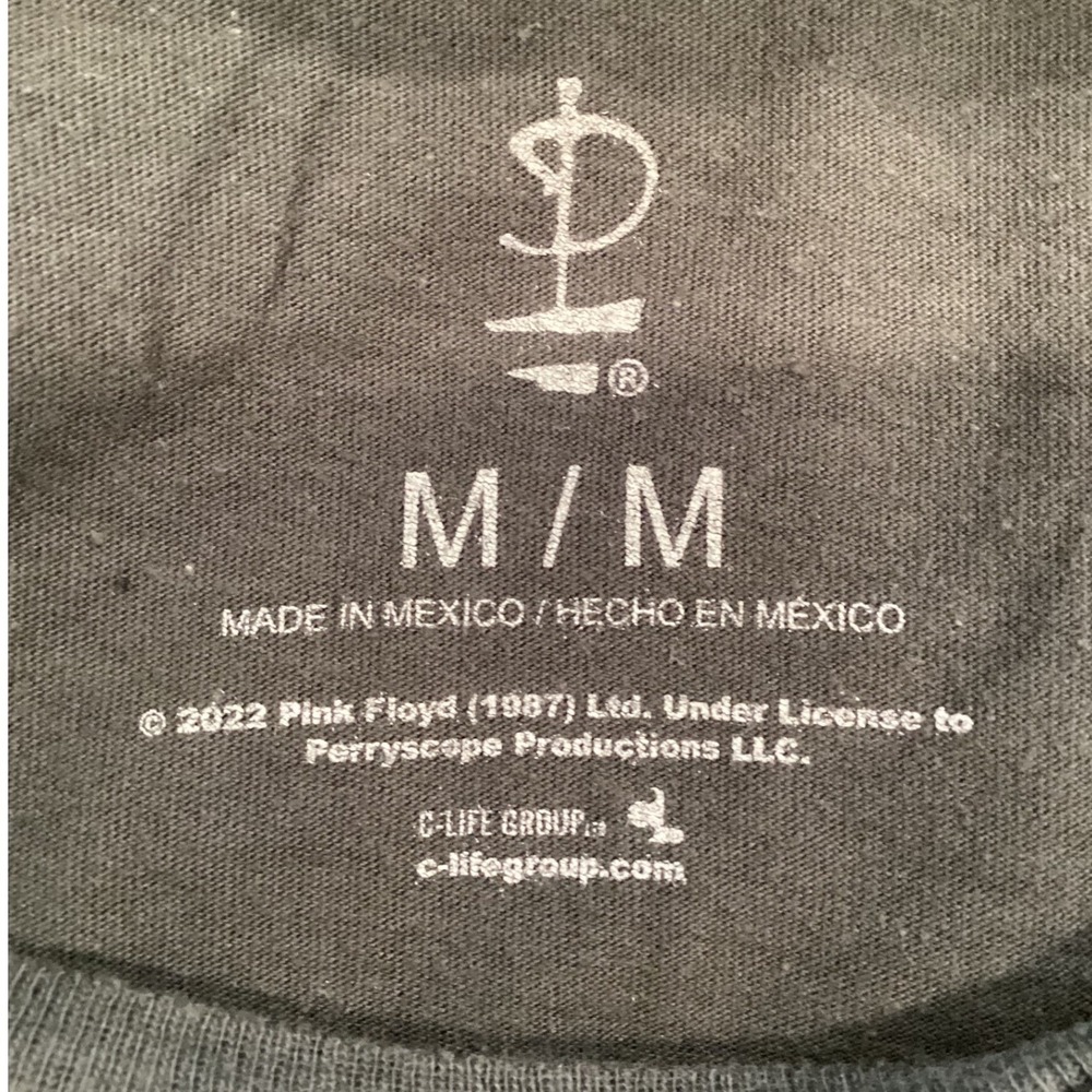 Pink Floyd Wish You Were Here T-Shirt Mens Medium Charcoal Gray Official License - Picture 4 of 5